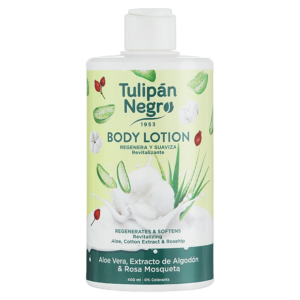 Lait Corporel Aloe Vera, Coton & Rose Musquée 400 ml