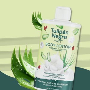 Lait Corporel Aloe Vera, Coton & Rose Musquée 400 ml