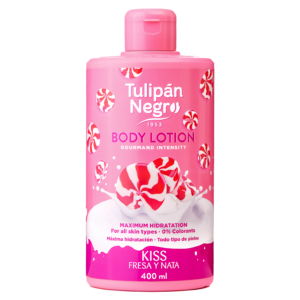 Lait Corporel Black Tulip Fraise et Crème 400 ml