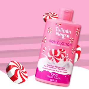 Lait Corporel Black Tulip Fraise et Crème 400 ml