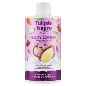 Lait Corporel Elixir d’Argan & Huile d’Amande 400 ml Tulipan Negro