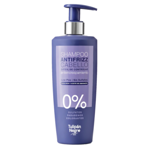 Shampoing Tulipan Negro anti-frisottis Low Poo sans sulfate 500 ml