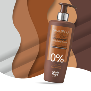 Shampoing réparateur intensif Tulipan Negro Low Poo sans sulfate 500 ml