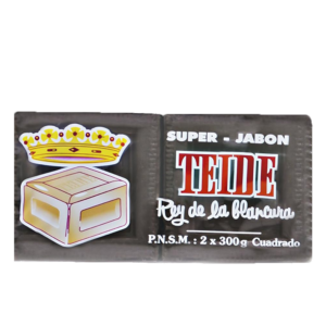 Teide jabon cuadrado 2x300 grs