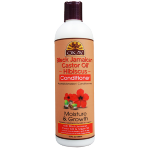 Après-shampooing à l'huile de ricin noire et à l'hibiscus OKAY