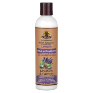 OKAY Pure Naturals Revitalisant sans rinçage à l'huile de ricin et à la lavande