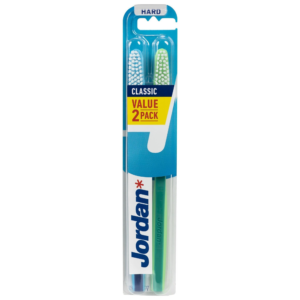 Pack Classique de Brosse à Dents JORDAN (2X1), Dur