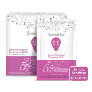Summers Eve Simply Sensitive Cleansing Cloths 16 p