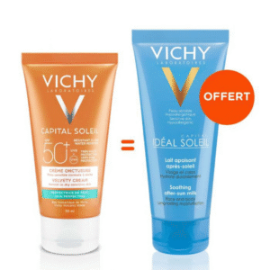 VICHY Capital Soleil Crème onctueuse SPF50+ - 50ml + Lait après-soleil 100ml offert