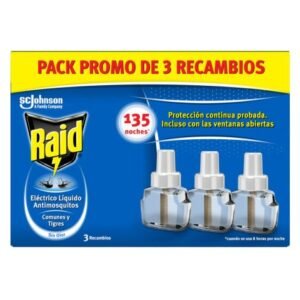 RAID Recharge d'insecticide électrique liquide anti-moustiques