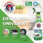 Chanteclair - F&R Spray Dégraissant Universel Fraicheur Pin, Idéaux sur Tout, Efficaces Partout, Fonctionne Tête en Bas - 625 ml