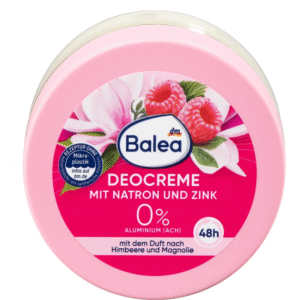 Balea Déocrème au Bicarbonate et Zinc – Framboise & Magnolia