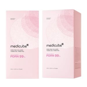 Medicube PDRN Pink Collagen Toning Gel Toner Pad – 120 ml (70 disques)