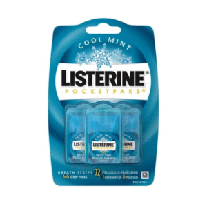 Listerine Pocketpaks Cool Mint – 72 pellicules fraîcheur (3 x 24)