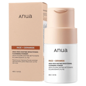 Anua Rice + Ceramide Enzyme Brightening Cleansing Powder – 40g