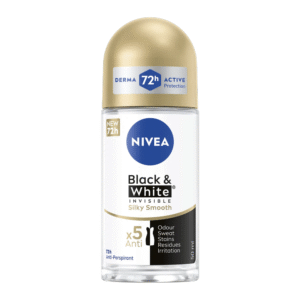 Nivea Black & White Invisible Silky Smooth Déodorant Roll-On – 50 ml