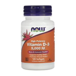 Now Foods Vitamin D-3 5000 IU – 120 Softgels