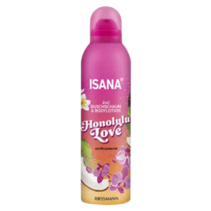 Isana 2 in 1 Mousse Douche  & Bodylotion Honolulu Love 200 ml