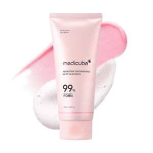 Medicube PDRN Pink Niacinamide Whip Cleanser – 120 g