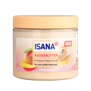 Isana Rasierbutter Mango & Papaya - crème de rasage 150 ml