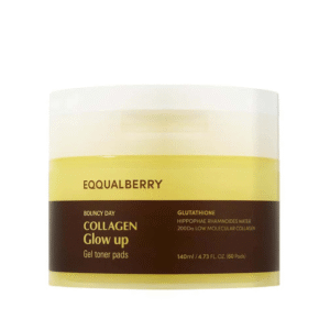 Eqqual berry – Bouncy Day Collagen Glow Up Gel Toner Pads 140 ml