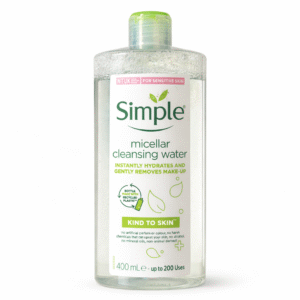 Simple Micellar Cleansing Water – Peaux sensibles 400 ml